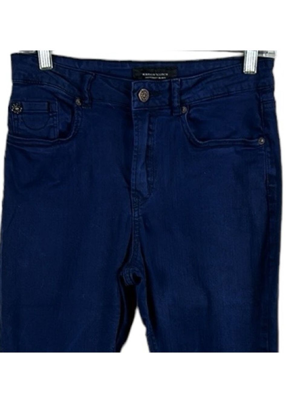 Maison Scotch Haut High Rise Skinny in Indigo Jeans Size 30 - Picture 9 of 10